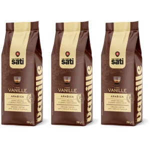Zestaw 3x Sati Waniliowa 250g kawa mielona Torba
