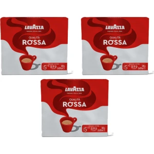 Lavazza Qualita ROSSA 2x250g Zestaw 3x dwupak kawa mielona włoska