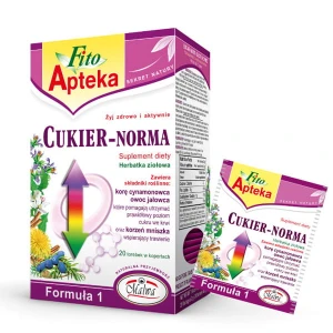 Malwa Fito Apteka Formuła 1 Cukier Norma herbatka ziołowa ex20