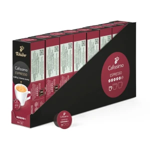 Zestaw 8x Tchibo Kawa Cafissimo Espresso Kraftig Intense Aroma 10 kapsuł