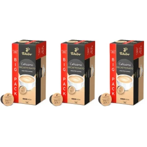 Zestaw 3x Tchibo kawa Cafissimo Decafeinato 30 kapsułek