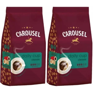Zestaw 2x Carousel Coffee Daily Cup Classic kawa ziarnista 1kg