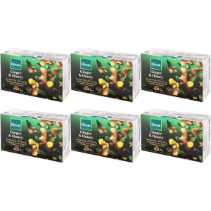 Zestaw 6x Dilmah Ginger i Honey Ex20 z zawieszką 20x1,5g