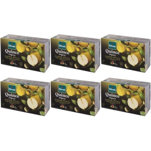 Zestaw 6x Dilmah Quince Pigwa Ex20 herbata ekspresowa z zawieszką