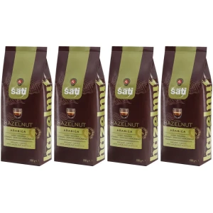 Zestaw 4x Sati orzechowa hazelnut 250g kawa mielona