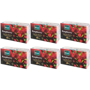 Zestaw 6x Dilmah Raspberry Ex20 z zawieszką
