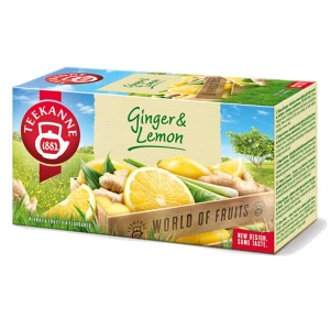 Teekanne Ginger & Lemon 20 torebek ekspresowa owocowo-ziołowa
