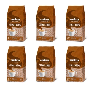Zestaw 6x Lavazza Crema e Aroma 1kg kawa ziarnista 