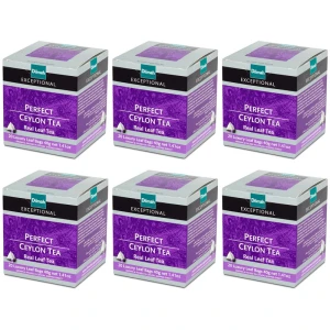 Zestaw 6x Dilmah Exceptional Perfect Ceylon Tea 20x2g
