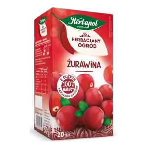 Herbapol Herbaciany Ogród Żurawina Ex20 herbata ekspresowa owocowa