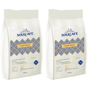 Zestaw 2x SoulCafe d'oro Brasil Speciality kawa ziarnista 500g