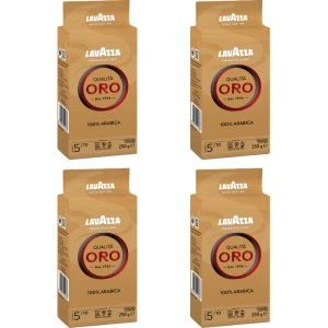 Lavazza Qualita Oro zestaw 4 x 250g kawa mielona