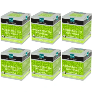 Zestaw 6x Dilmah Exceptional Arabian Mint with Honey 20x2g