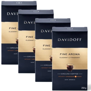 Zestaw 4x Davidoff Fine Aroma 250g kawa mielona
