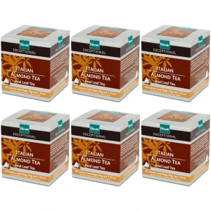 Zestaw 6x Dilmah Exceptional Italian Almond 20x2g herbata czarna migdałowa