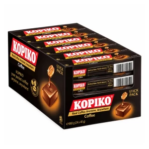 Zestaw 24x Kopiko Dropsy Cukierki Kawowe Coffee 40g (display)