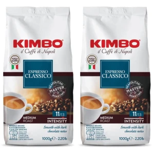 Zestaw 2x Kimbo Espresso Classico 1kg kawa ziarnista
