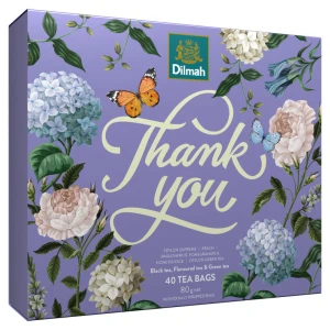 Dilmah Thank You 40x2g Zestaw na Dzień Mamy kolor lawendowy