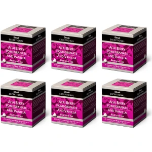 Zestaw 6x Dilmah Exceptional Acai Pomegranate Vanilla Herbata 20