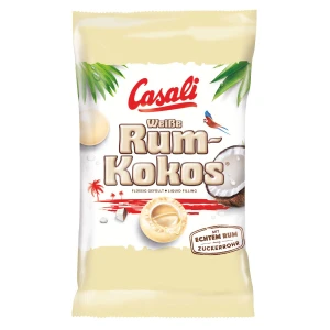 Casali Draże rum-kokos w białej czekoladzie z nadzieniem 100g