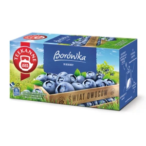 Teekanne Blueberry Borówkowa 20 kopert herbata ekspresowa owocowa