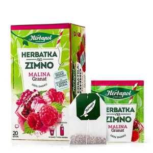Herbapol Herbatka na Zimno Malina Granat Ex20 herbata ekspresowa owocowa