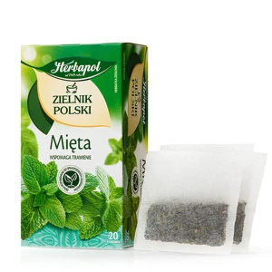 Herbapol Zielnik Polski Mięta Ex20 herbata ekspresowa ziołowa