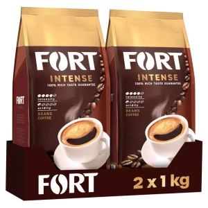 Zestaw 2x Fort Intense 1kg kawa ziarnista