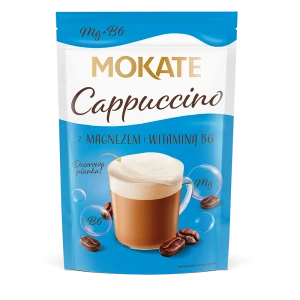 Mokate Kawa Cappucino z Magnezem z witaminą B6 110g torebka
