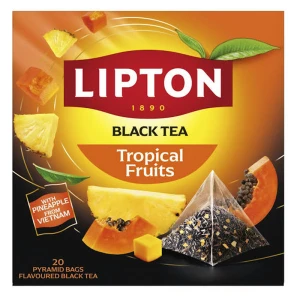 Lipton Tropical Fruit herbata ekspresowa 20 piramidek