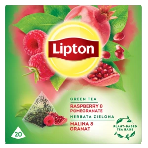 Lipton Green Tea Rasperberry Pomegranate 20 piramidek