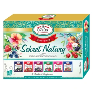 Malwa owocowa 30 kopert zestaw herbat owocowych Sekrety Natury