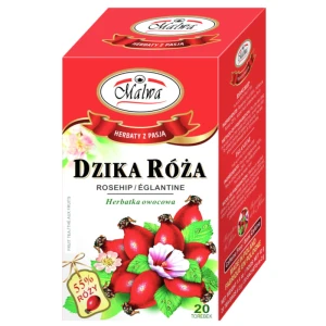 Malwa Dzika Róża 20 torebek herbata ekspresowa owocowa EX20