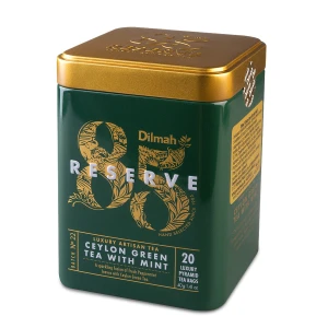 Dilmah Ceylon Green Tea with Mint 20x2g  herbata ekspresowa w puszce