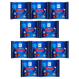 Zestaw 10x Ritter Sport Czekoladki Jamaica Rum 200g  