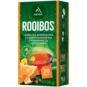 ASTRA ROOIBOS z pomarańczą i goździkiem herbatka ex20 torebek