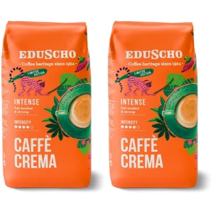 Zestaw 2x Eduscho Cafe Crema Intense 1000g kawa ziarnista