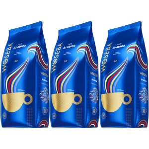 Zestaw 3x Woseba Premium Arabica 1kg kawa ziarnista