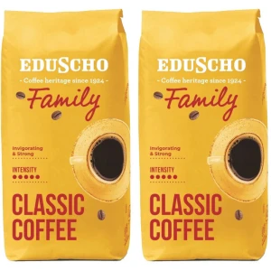 Zestaw 2x Eduscho Family Whole Bean 1kg kawa ziarnista