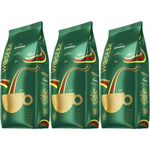 Zestaw 3x Woseba Premium Cafe Crema 1kg kawa ziarnista