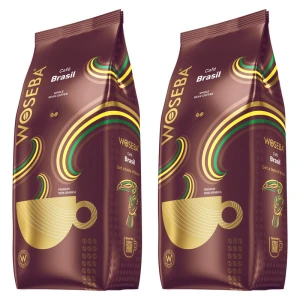 Zestaw 2x Woseba Premium Cafe Brasil 1kg kawa ziarnista